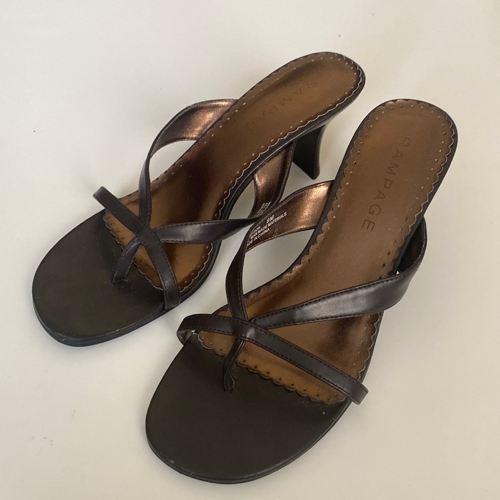 Rampage Brown Women’s 9 Heel Sandal